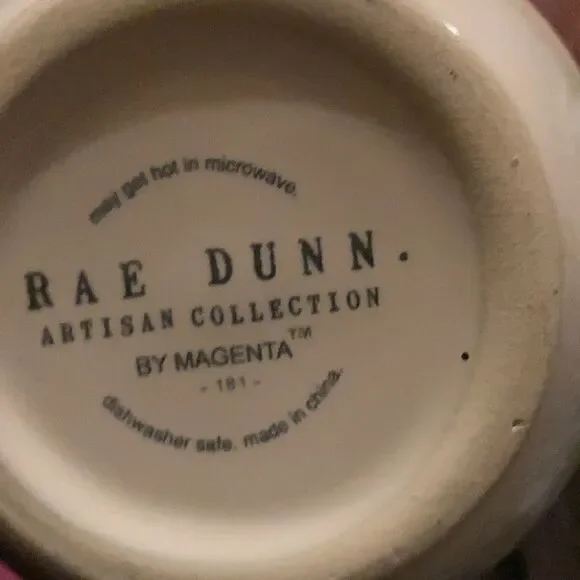 Rae Dunn round Halloween mug Pumpkin Head new black inside - Picture 4 of 4